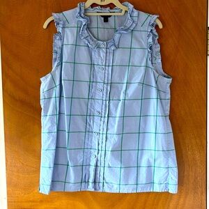 J. Crew Blue Blouse | 12-Tall
